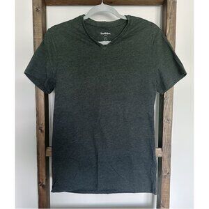 Goodfellow & Co Men's Lyndale V-Neck Tee Heather Green Size S Standard Fit